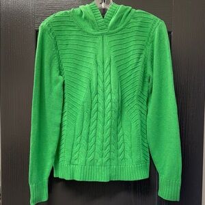 NWT CAbi Laid-Back Hoodie Green Sweater
#6177 XS